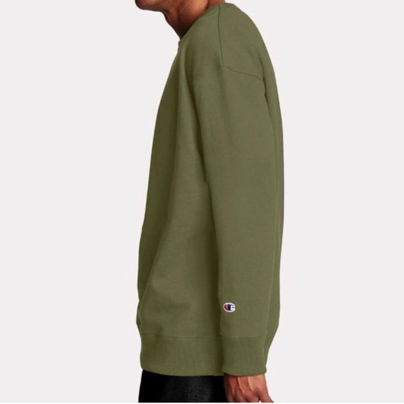 Champion Olive Green Men's Sweater - Picture 2 of 8